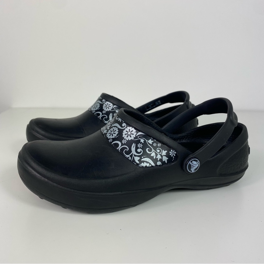 Crocs Mercy work Clog silver black - Picture 2 of 8